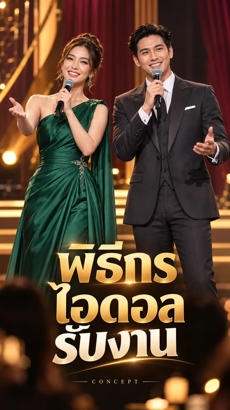 พิธีกร ไอดอล รับงาน — โปสเตอร์